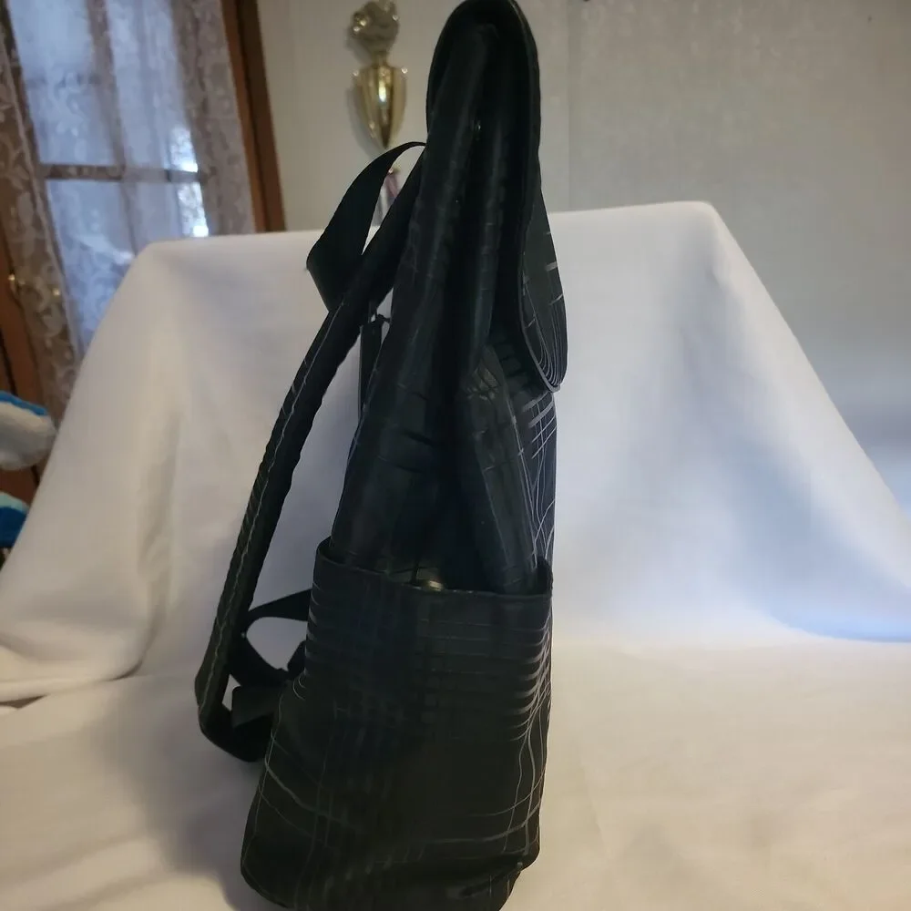 A New Day Backpack Black Gel Print/WHPN14-9 School Office Diaper Bag NWT